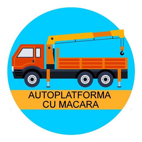 Autoplatforma cu macara